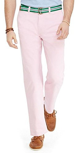 Ralph Lauren Polo chino coupe classique à l'avant plat pour homme, Foster rose., 30 W/30 L