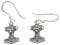 Thor's Hammer earrings in 925 sterling silver, no. 5
