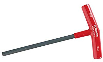 Bondhus 13354 2.5mm Hex Tip T-Handle w/ProGuard Finish,110mm,2 PC, multi, one size