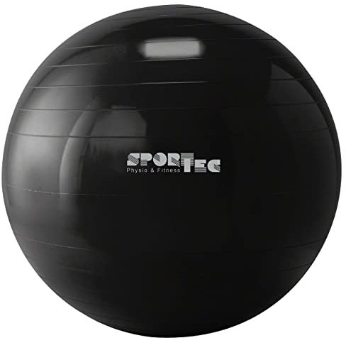 Black Ball Gymnastikball Sitzball Yogaball Büroball Bürostuhl Fitnessball, 65 cm