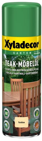 Xyladecor Möbelöl Spray, teak, farblos, 500ml