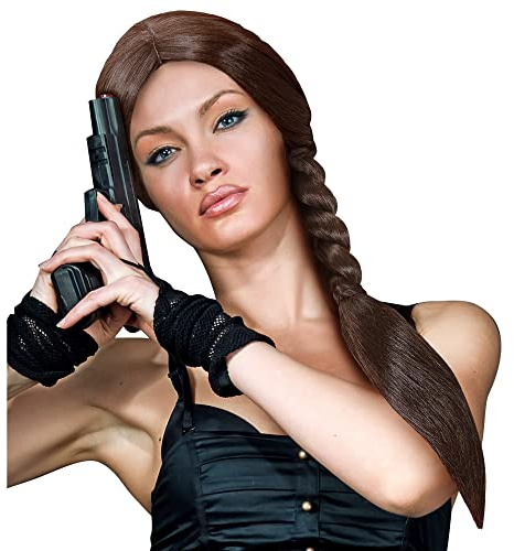 Long Big Plait - Brown Wig for Hair Accessory Fancy Dress