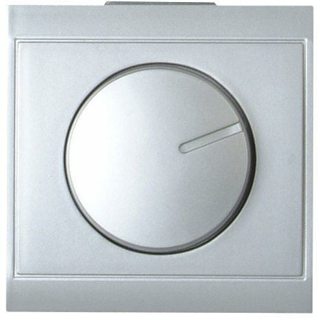 Kopp Abdeckung Druck-Wechsel-Dimmer UP-Serie Malta, Silber, 312320180