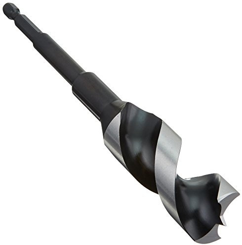 Wood Owl 1 Diameter x 6 1/2 OverDrive Fast Boring Ultra Smooth Auger Brad Point Boring Bit 03704