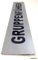 GRUPPENFÜHRER 38x8cm 3 M Rückenschild matt silber