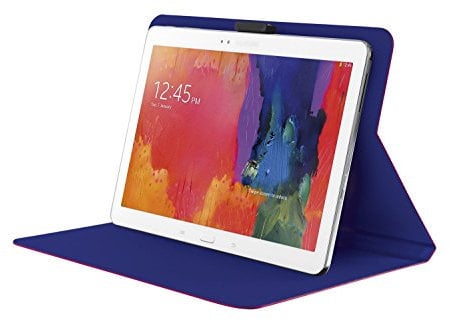 Trust Aeroo - Funda para Tablet 10 (Cierre magnético, Base Adhesiva, función Soporte), Rosa y Lila