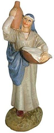 Pichet avec Pastorella en Résine 12 cm