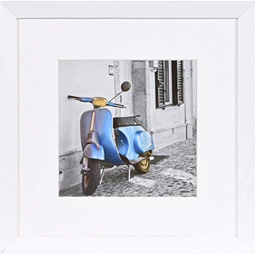Henzo 8149102 Umbria 20x20 Frame Weiss Bilderrahmen, Holz, Bildformat 20x20 cm