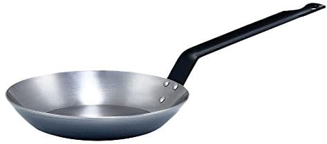 Winco Polished Steel French 11-1/8 Fry Pan