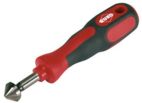 Ruko HSS Hand Deburrer with Countersinker, Bright Finish, 25.0 mm Diameter, R102147