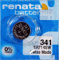 Renata 341 Knopfzellen / Uhrenbatterien, 10 Stück