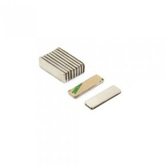 Klebstoff N42 Neodym Magnet Für Kunst, Handwerk, Modellherstellung - 20mm x 6mm x 1,5mm Dick - 1,6kg Zug - Süd - Pack von 10