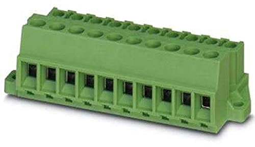 PHOENIX CONTACT MSTBU 2.53-STD-5.08 PCB connector, 2.5mm² nominal cross-section, 3 connections, MSTBU 2.5..-STD article family, 5.08mm pitch, green, 50 pieces