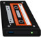 HipDisk LS132 Old School 2TB HDD Externe Festplatte (6,4 cm (2,5 Zoll), USB 3.0) tragbare portable mit Silikon-Schutzhülle stoßfest wasserabweisend schwarz-orange