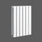 iBathUK Apex Horizontal Radiator, Double Flat Panel Radiators, 600x456mm Slim Radiator for Bathroom,Kitchen,Living Room- White