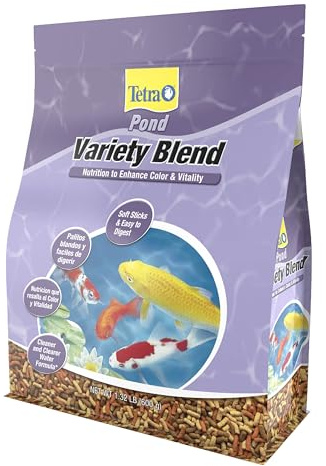 TetraPond Variety Blend Fish Food to Enhance Color and Vitality