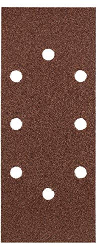 kwb Schleifstreifen 93x230 mm aus Korund in den Körnungen 40, 80, 120, 180, hochwertige Verleimung, robuster Papierträger, universal einsetzbar für den Schliff von Holz und Metall
