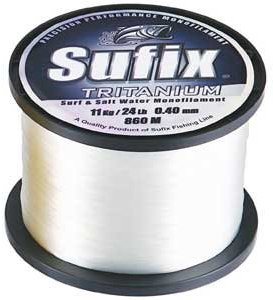 Sufix Tritanium Clear 0,40mm 11,0Kg 860m Monofile Schnur