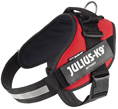 16IDC-R-4 Julius K9® IDC Geschirr - Größe 2 - Brustumfang: ab 110cm - Körpergewicht: mehr als 70 Kg - Farbe: rot - Hundegeschirr Einsatzgeschirr Powergeschirr Hetzgeschirr INNOVA DOG COMFORT - K-9