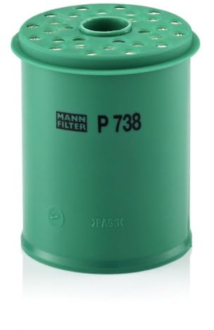 MANN-FILTER P 738 x Fuel Filter - for Cars + Transporters | For Passenger Cars, Fuel System Protection, Injector Protection, Clean Fuel Supply, True OE Engineering