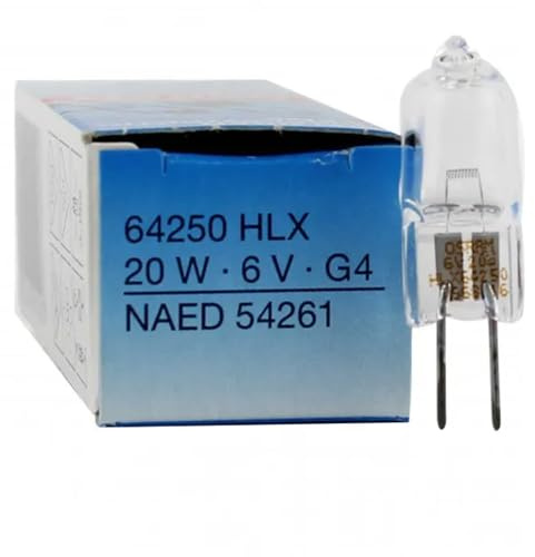 OSRAM SYLVANIA FHE / ESB 64250 HLX 20w 6v G4 Bipin Halogen light Bulb