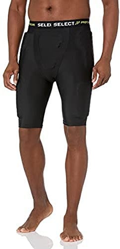 Select Kompressions-Hose mit Polster schwarz, S Unisex