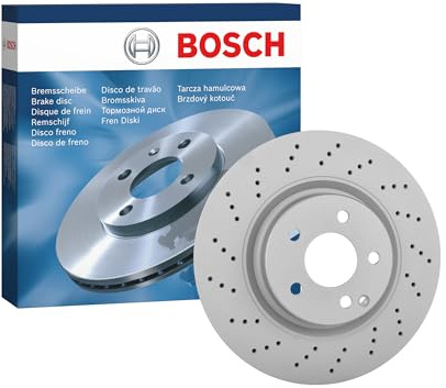Bosch BD1309 Brake Disc - 330 mm Vented High-Carbon Disc - Front Axle - ECE-R90 Certified - Great Cooling and Noise Suppression, Advanced Corrosion protected - 1 Single Disc