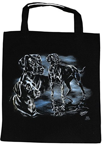 Fan-O-Menal ©Kollektion Bötzel - Tasche mit Hundemotiv - Labrador - 08890 - Baumwolltasche Stofftasche