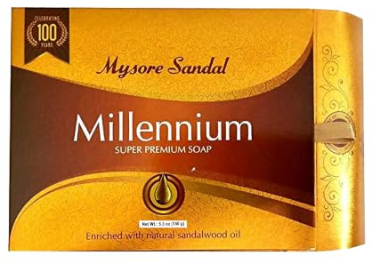 Mysore Sandale Millennium 150 Gm Super Premium Sandelholz Seife