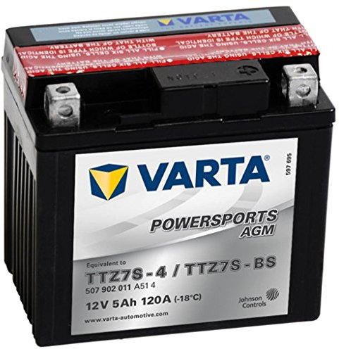 Varta Powersports moto Batteria AGM 50702 TTZ7S-BS -