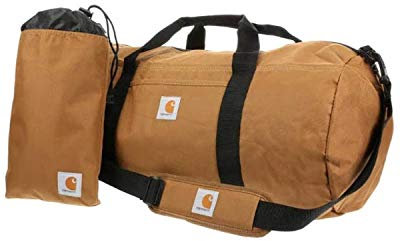 Carhartt Trade Series 2-in-1 Packable Duffel with Utility Pouch, Carhartt Brown, Medium (21.5-Inch)