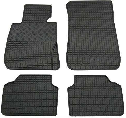 Gummi Fußmatten Set, 4teilig, Gummifußmatten Gummimatten Matten