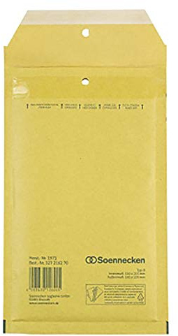 Soennecken Luftpolstertasche 1971 B/00 110x215mm hk br 200 St./Pack.