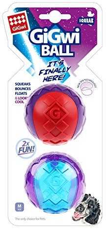 Gigwi Ball, Quietscher, Medium, 2 Stück