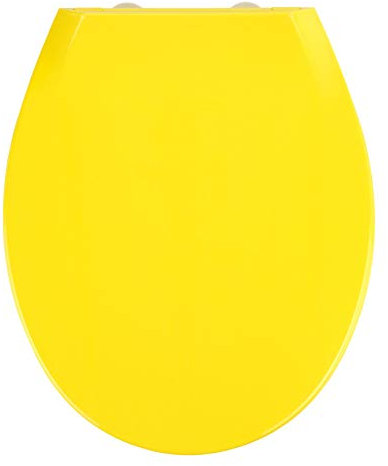 WENKO Kos Toilet Seat, Yellow