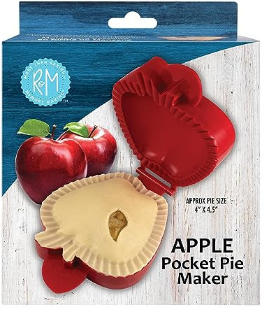 R&M International - Tortiera tascabile, a forma di mela, 12,7 cm