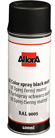 AllorA Profi 1K Spraydose Schwarz matt RAL 9005 Farbspray 400ml Tiefschwarz