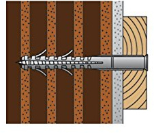 FISCHER - Cheville S12H130RSS 12x130mm - 25 pièces - 96906