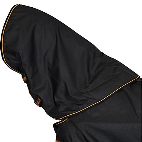 Bucas Irish Turnout Combi Neck - Black/Gold - Halsteil