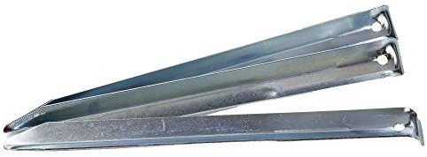 Piquetas de Acero en V para Tienda de campaña (Paquete de 5 Unidades)