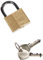 ABUS Vorhängeschloss Messing 65/40 - Kellerschloss, Spindschloss u. v. m.- Schlosskörper aus massivem Messing - gehärteter Stahlbügel - ABUS-Sicherheitslevel 5