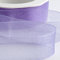 Italian Options Nastro in organza, 25 mm x 20 m, colore: lilla