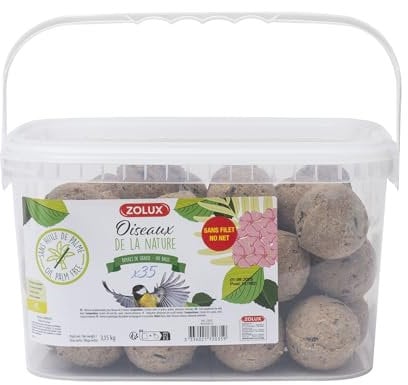 Boules de Graisse pour Oiseaux 90gr 35 pcs Zolux