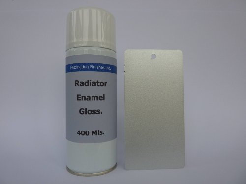 1 x 400ml Aerosol Sparkling Silver Heat Resistant Radiator Spray Paint
