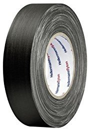 HELLERMANN TYTON 712-00204 10 m Black Tape for Office Desk Tapes (10 m, Black, 19 mm, 1 mm)
