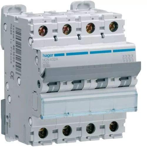 Int.aut.serie NCN 4P 25A C-10/15kA