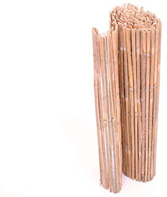 Sichtschutzmatte aus gespaltenem Bambus Beach 150x500 cm von Bambus-Discount.com - Sichtschutzzäune Sichtschutzwand Gartensichtschutz Balkonsichtschutz Winschutz Sichtschutzwand für Garten