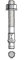 Alsafix - 100 goujons d'ancrage T version zinguée ATE Option 7 D. 8 x LT. 80 mm - PO07413 - Alsafix