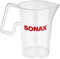 SONAX Messbecher 1 Liter (1 Stück) zur sicheren Dosierung sowie zum Umfüllen von Reinigungskonzentraten etc. | Art-Nr. 04982000