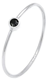 Elli Damen Ring Stacking Elegant Schlicht mit Kristall